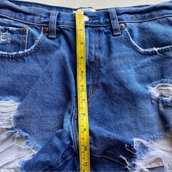 Abercrombie & Fitch The Boyfriend Short Distressed Size 29 Festival BOHO Coastal - Picture 13 of 16